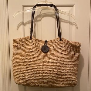 Raffia Carryall bag